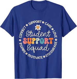 Student Support Squad Appreciation Week Back to School T-Shirt - T-Shirt | Royal