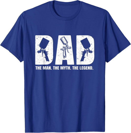 Autobody Painter Automotive Painter Dad Auto Body Painter T-Shirt - T-Shirt | Royal