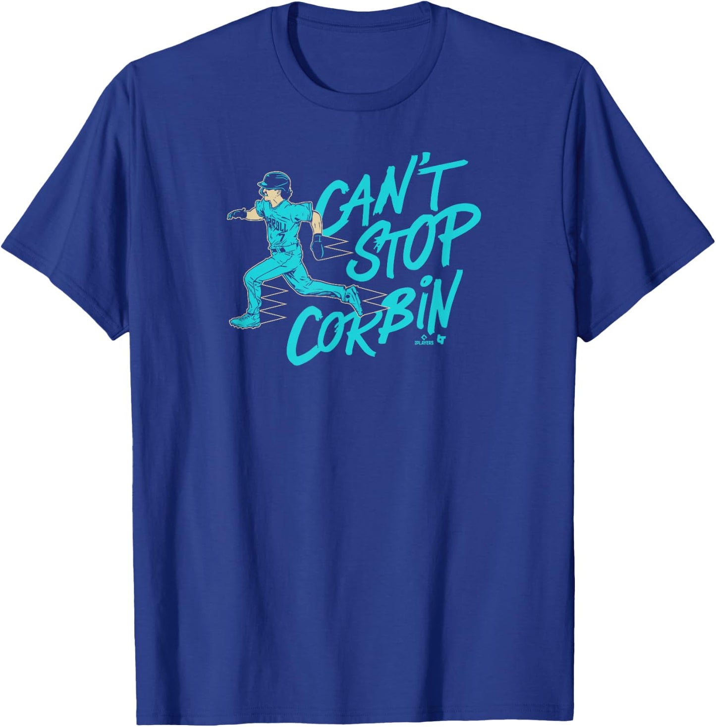 Can't Stop Corbin Carroll - Arizona Baseball T-Shirt - T-Shirt | Royal