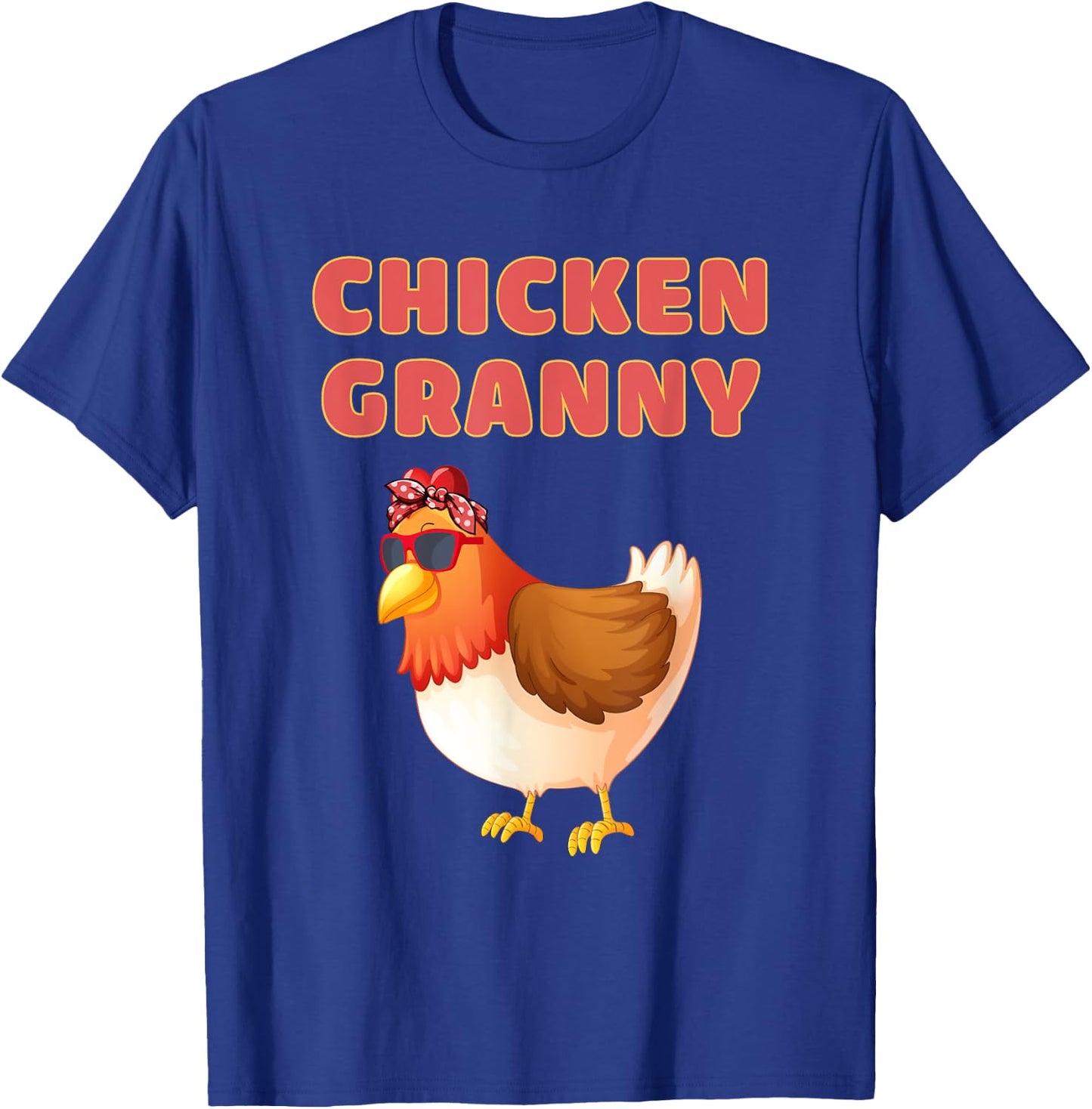 Chicken Granny Funny Chicken Grandma T-Shirt - T-Shirt | Royal