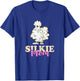 Silkie Mom Silky Chicken Smooth Cuddly Bird Silkie Chicken T-Shirt - T-Shirt | Royal