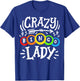 Bingo Crazy Bingo Lady T-Shirt - T-Shirt | Royal