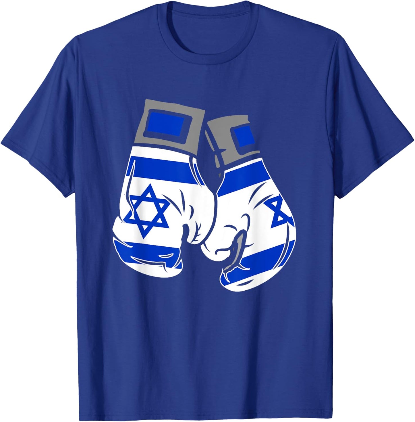 Boxing Glove With The Flag Of Israel T-Shirt - T-Shirt | Royal