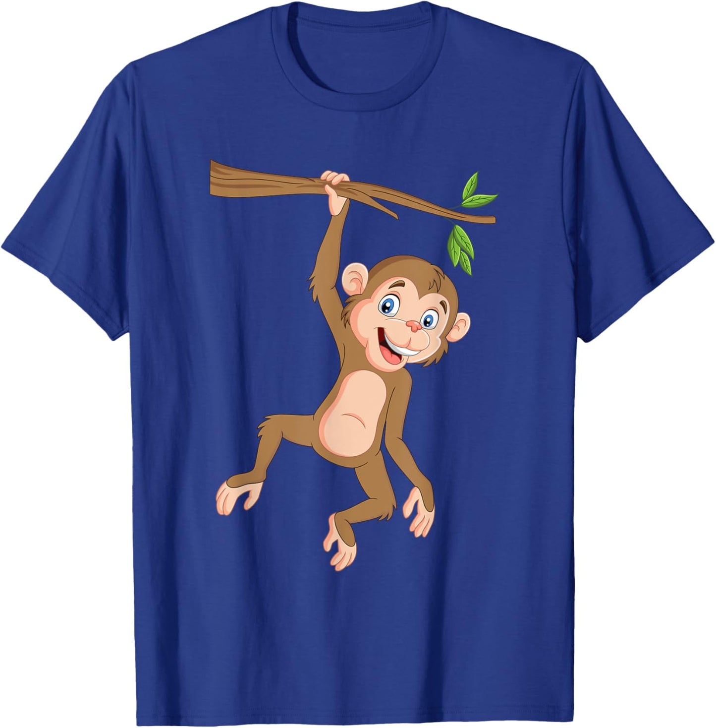 Hanging Monkey - Monkeys Jungle Safari Primate Animal Lover T-Shirt - T-Shirt | Royal