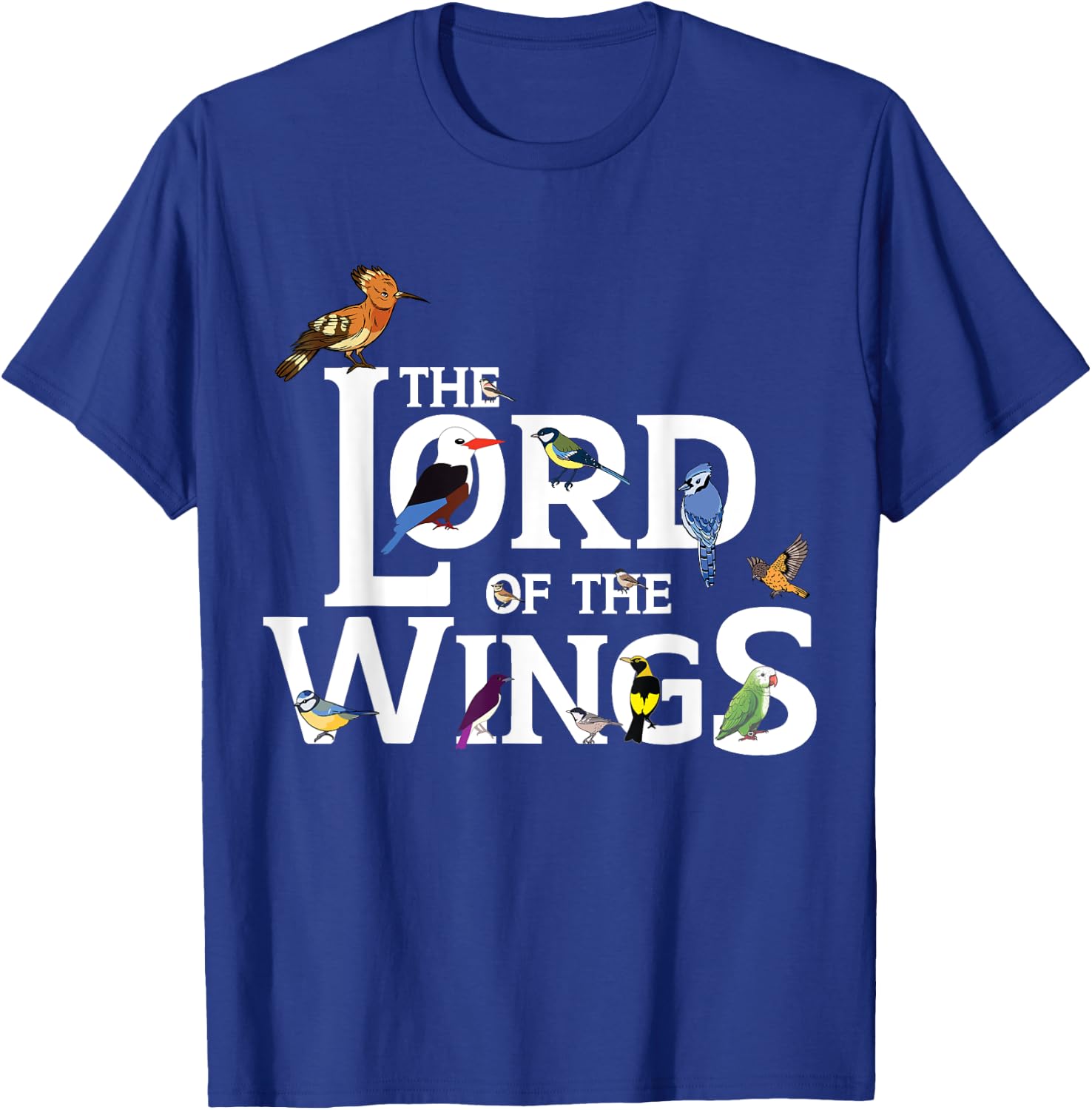 Bird Watching Ornithologist Birding T-Shirt - T-Shirt | Royal