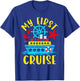 My First Cruise Shirt Kids Cruise Cute Cruise Ship T-Shirt - T-Shirt | Royal