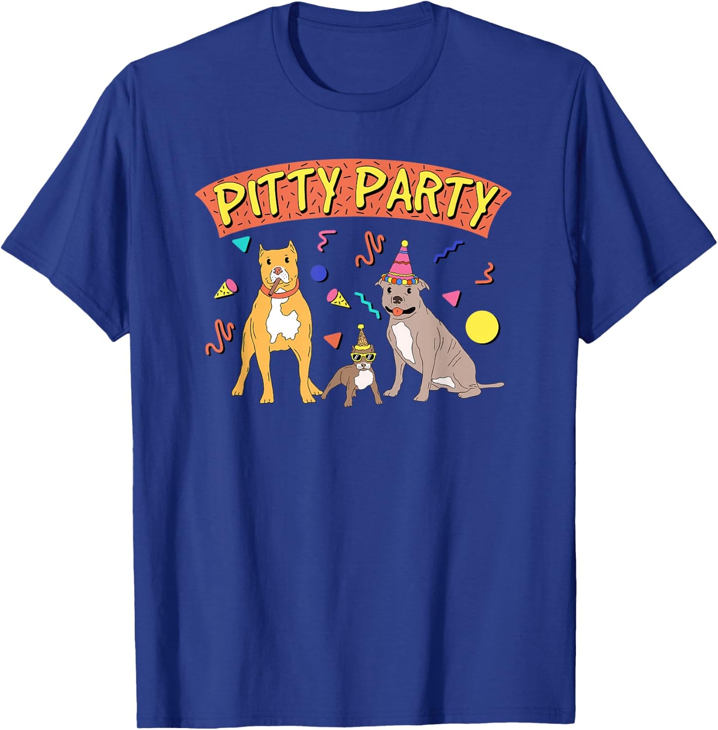 Pitty Party, Pitbull Lover, I love Pitbulls T-Shirt - T-Shirt | Royal