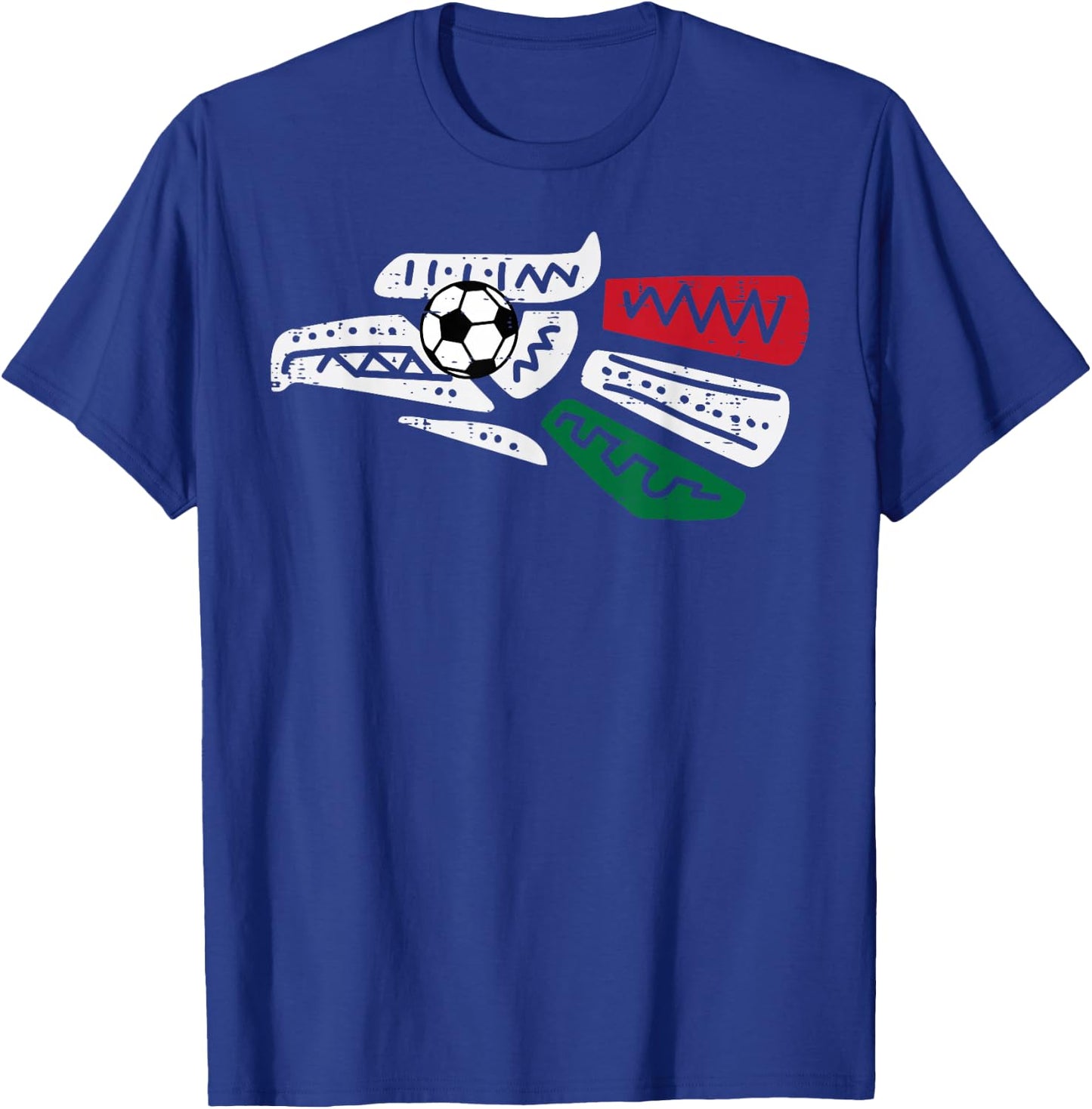 Mexican Eagle Mexico Soccer Ball Men Women Boys Girls Kids T-Shirt - T-Shirt | Royal