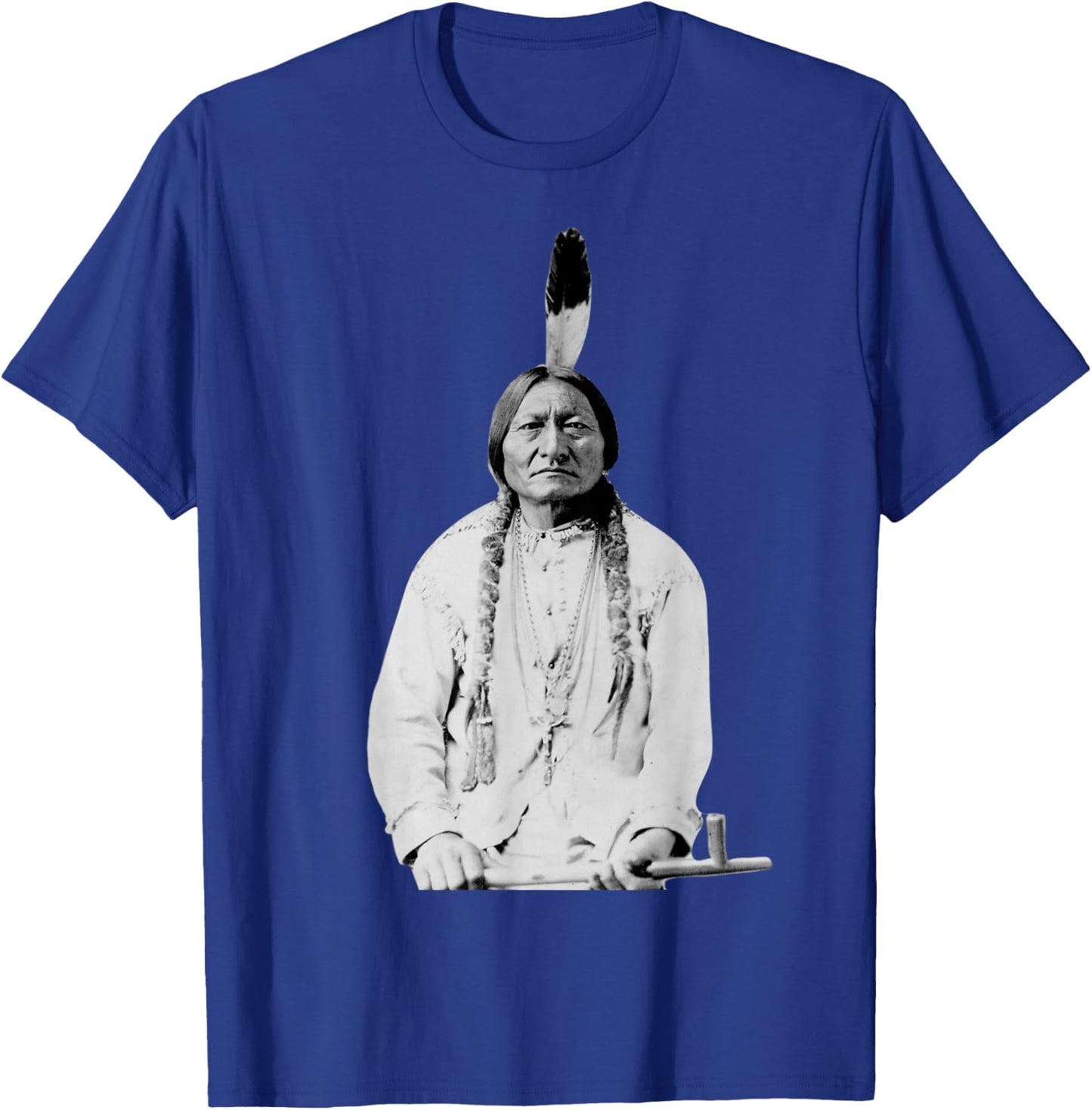 Sitting Bull Native American Indian Chief Lakota Sioux T-Shirt - T-Shirt | Royal