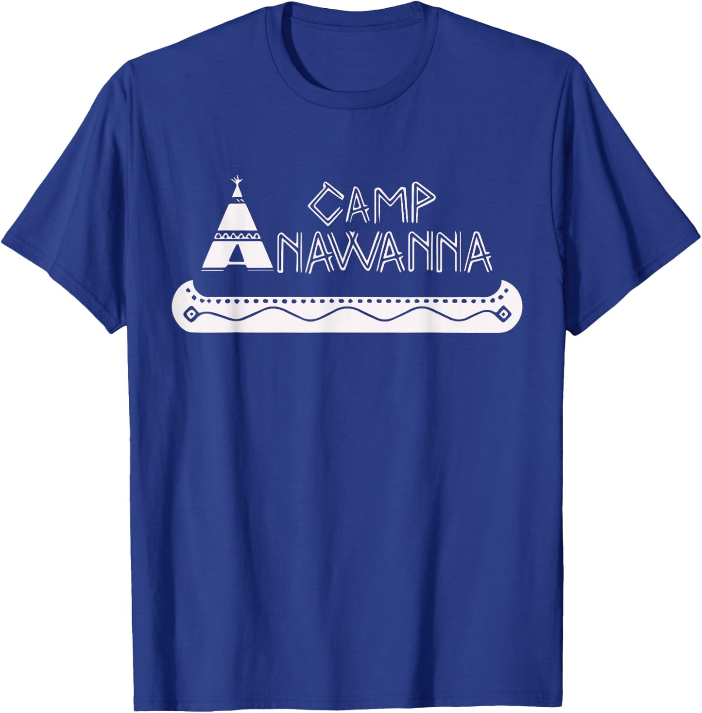 Camp Anawanna Vintage - -Adults - Black - Small - Short Sleeve - Vintage T-Shirt - T-Shirt | Royal