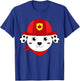 Firefighter Dog Dalmatian Fire Safety Week Fireman Hero T-Shirt - T-Shirt | Royal