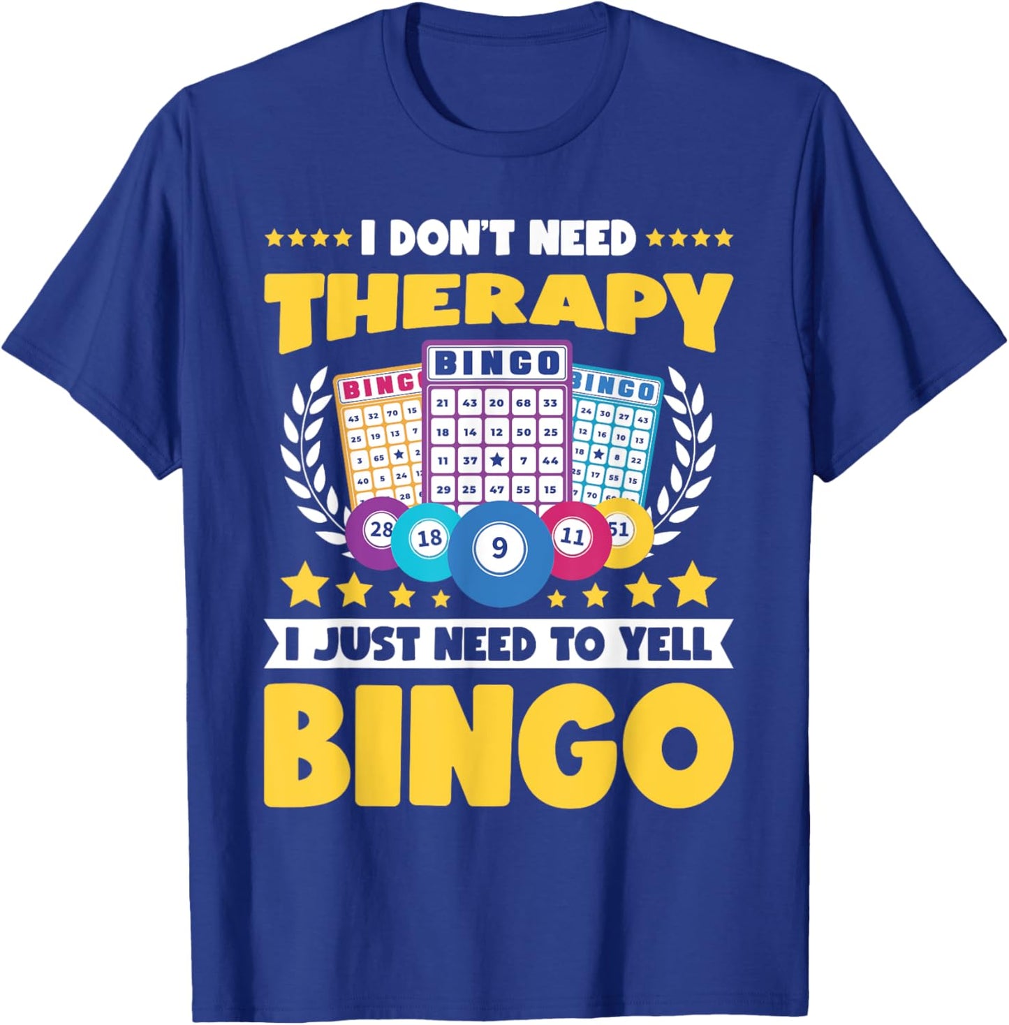 Bingo Player Lover Lucky Bingo T-Shirt - T-Shirt | Royal