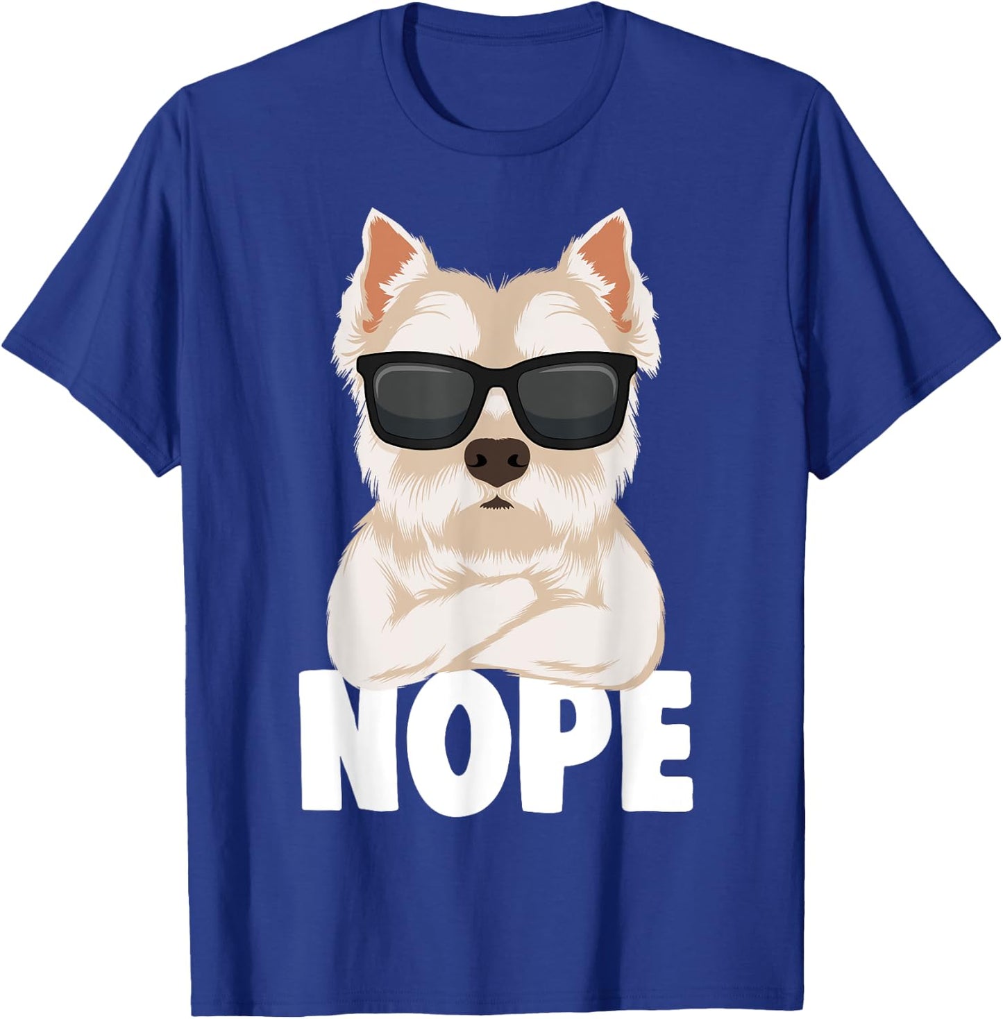 West Highland White Terrier Dog Westie Men Women Girls Kids T-Shirt - T-Shirt | Royal