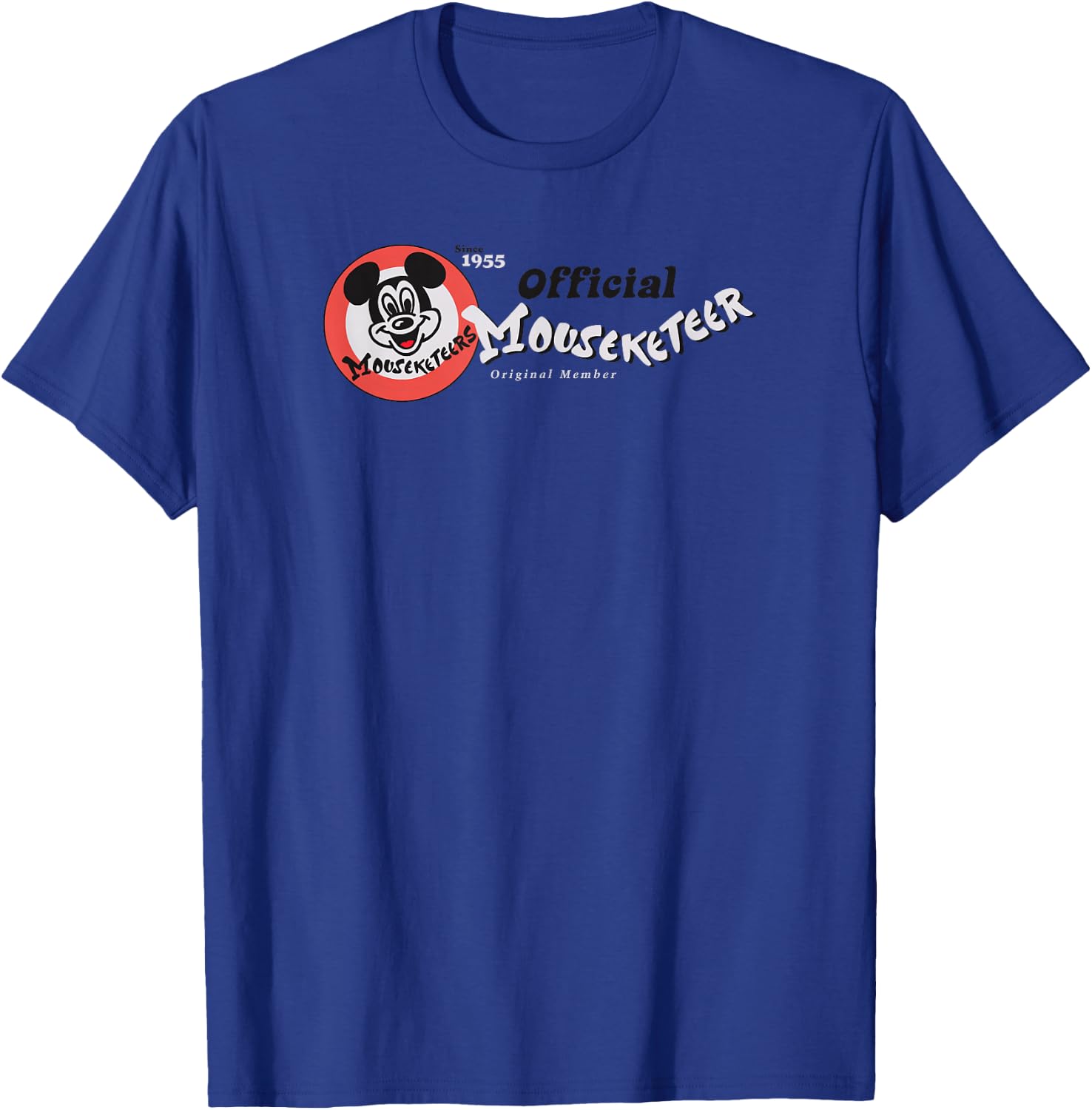 Disney Mickey and Friends Official Mouseketeer Vintage Logo T-Shirt - T-Shirt | Royal