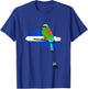 El Salvador Salvadoran Coat Salvadorian Gifts Torogoz Bird T-Shirt - T-Shirt | Royal