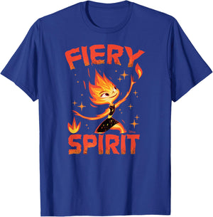 Elemental - Ember Fiery Spirit T-Shirt - T-Shirt | Royal