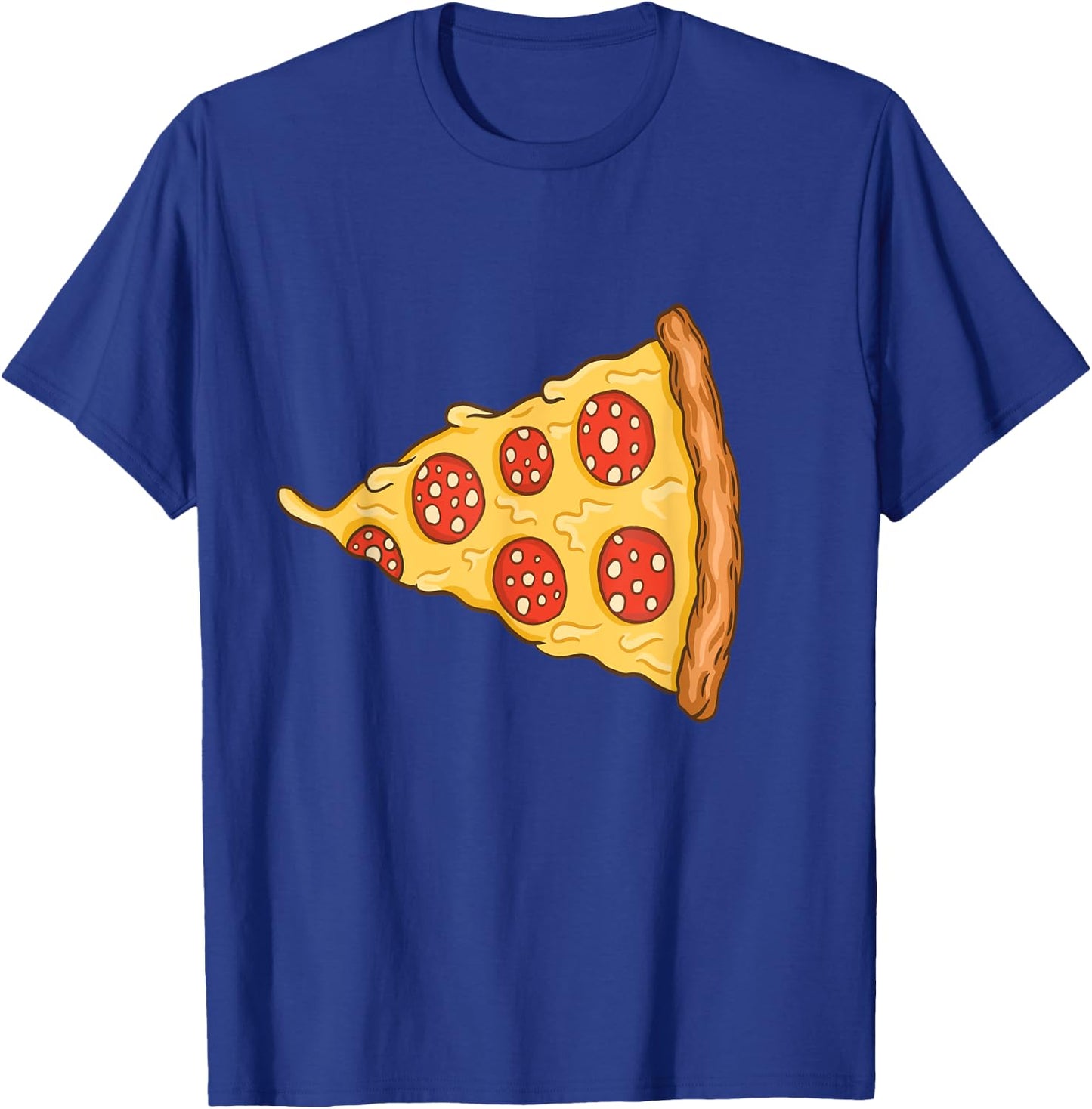 Pizza Costume Cute Pizza Slice Couple Matching Pizza Lovers T-Shirt - T-Shirt | Royal