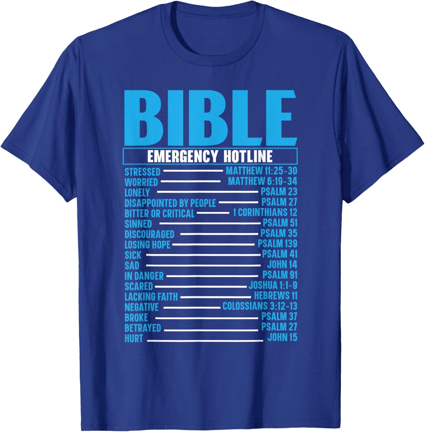 Bible Reader Religious Pastor Scripture Christian Believer T-Shirt - T-Shirt | Royal