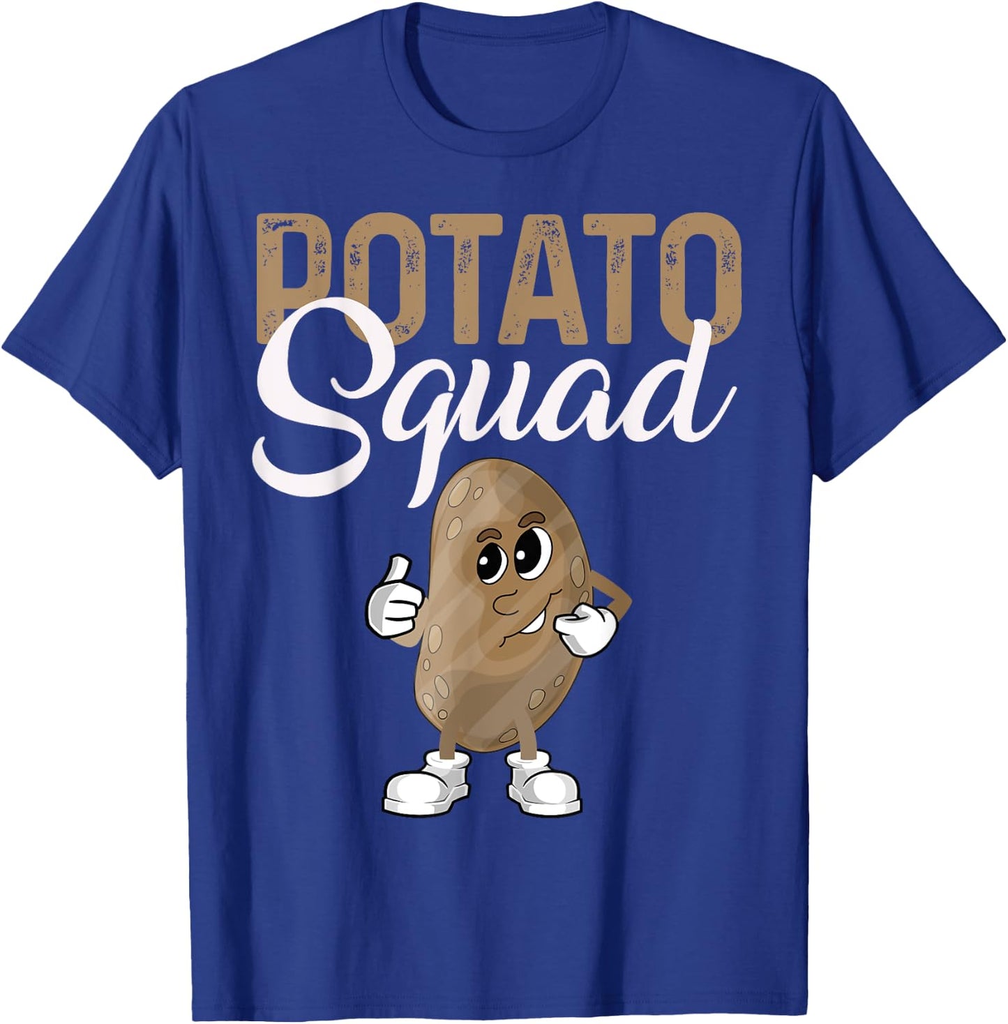 Cool Potato Squad Funny Potato Halloween Costume Vegan Team T-Shirt - T-Shirt | Royal