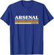 Retro Stripe Arsenal , Pack of 1 T-Shirt - T-Shirt | Royal