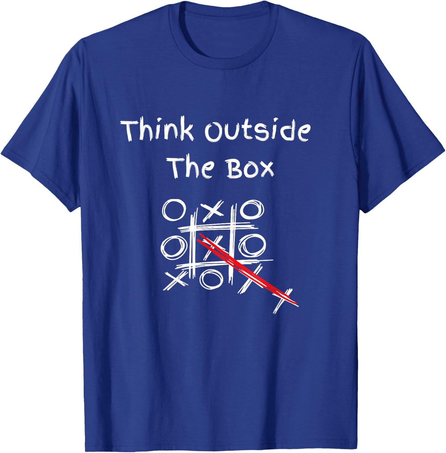 Think Outside The Box Shirt T-Shirt - T-Shirt | Royal