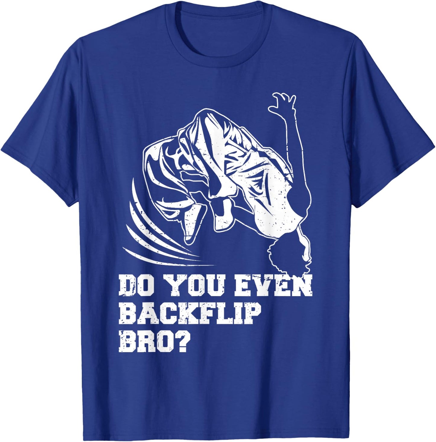 Backflip Parkour Freerunning Practitioner Boys Kids T-Shirt - T-Shirt | Royal
