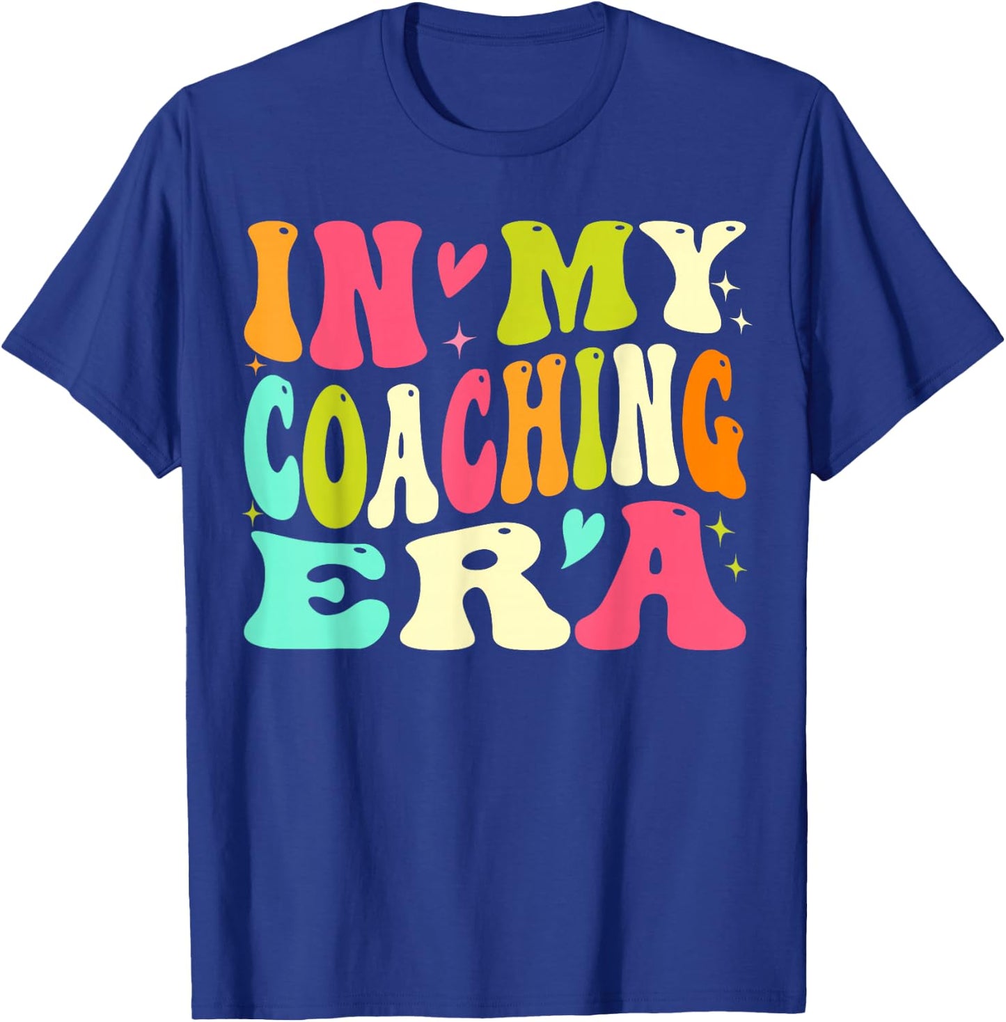 In My Coaching Era Groovy T-Shirt - T-Shirt | Royal