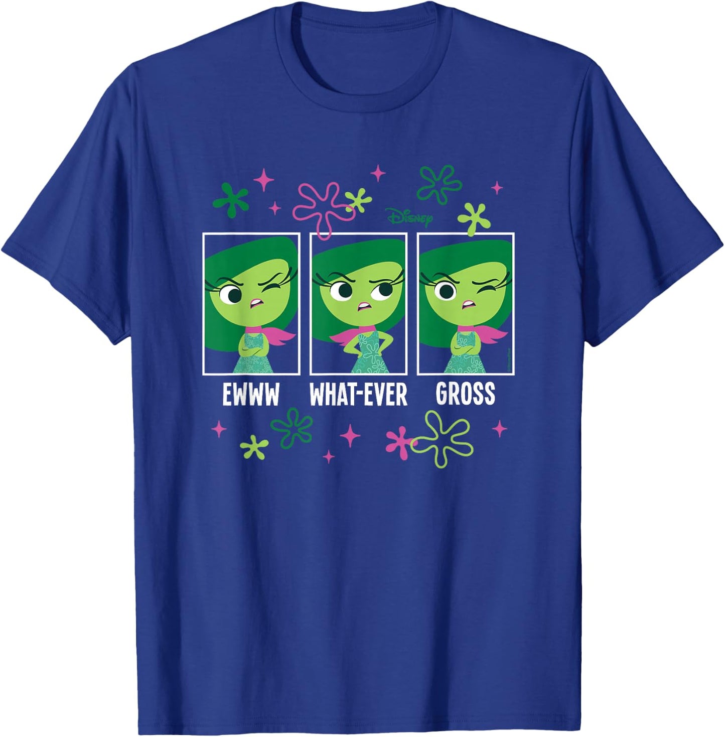 Inside Out - Disgust Moods T-Shirt - T-Shirt | Royal