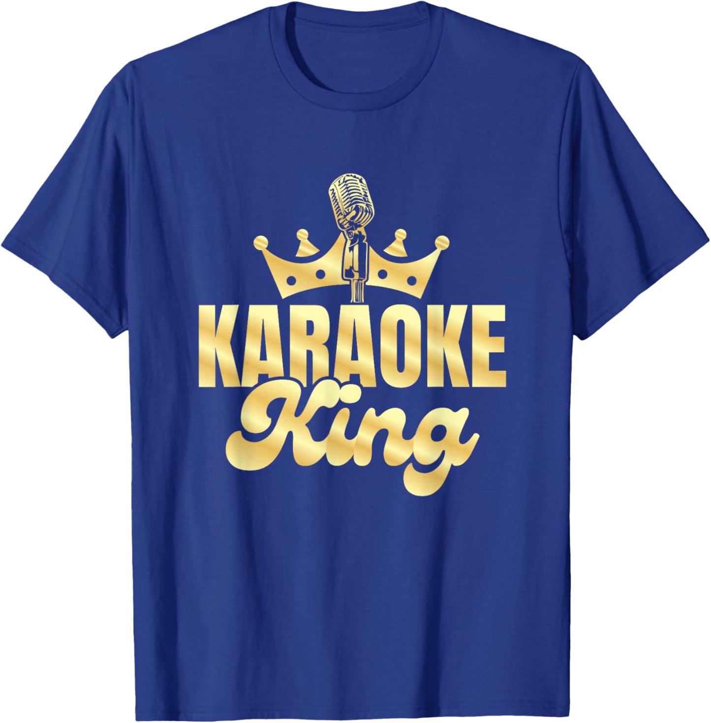 Karaoke King - Karaoke Game Singing Expert Karaoke Night T-Shirt - T-Shirt | Royal