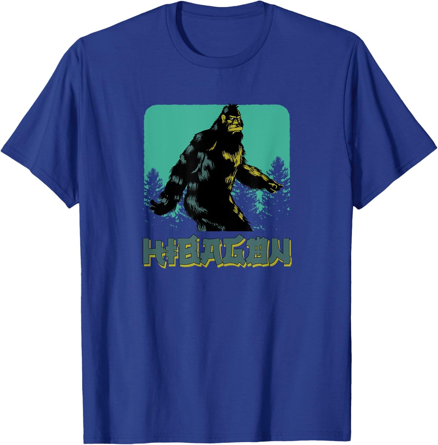 Hibagon - Japanese Bigfoot T-Shirt - T-Shirt | Royal