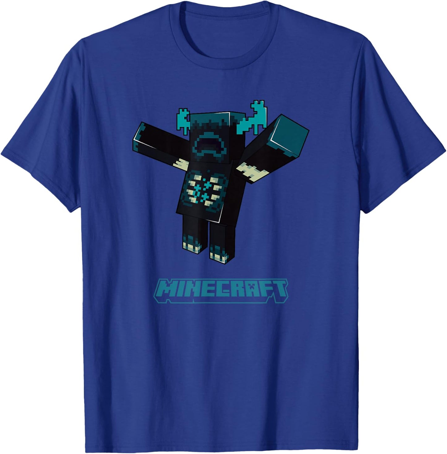 Minecraft Sculk Shrieker's Hostile Mob Warden Attack T-Shirt - T-Shirt | Royal