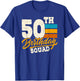 50th Birthday for Squad group- 50 Yrs Old Bday Vintage Retro T-Shirt - T-Shirt | Royal