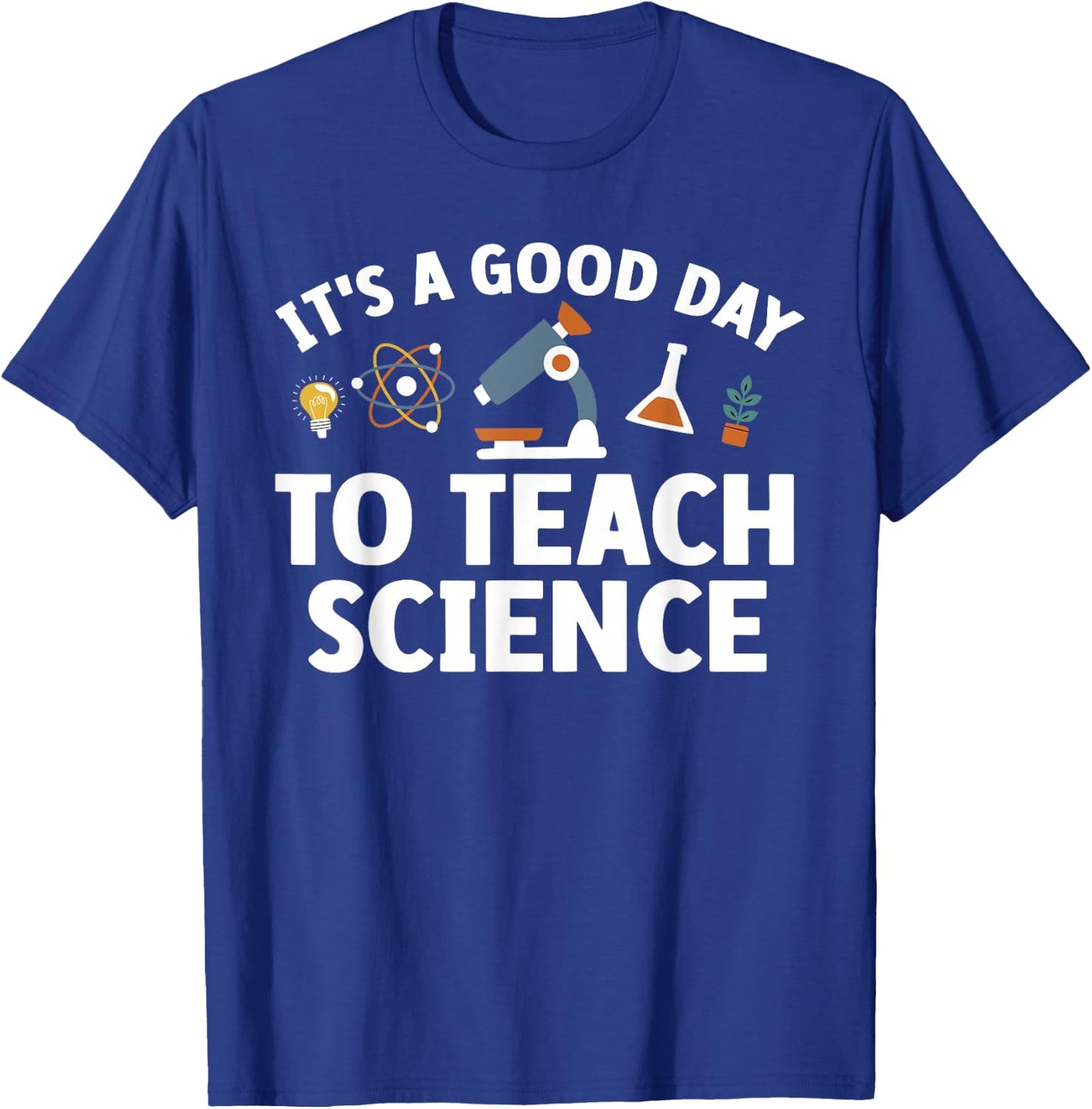 Funny Science Teacher Art Women Nerd Physics Teacher T-Shirt - T-Shirt | Royal