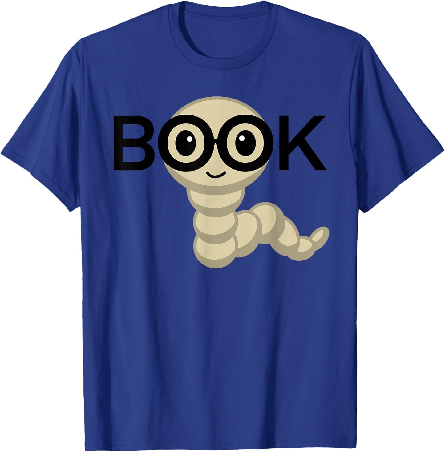 Book Worm Reading T-Shirt - T-Shirt | Royal