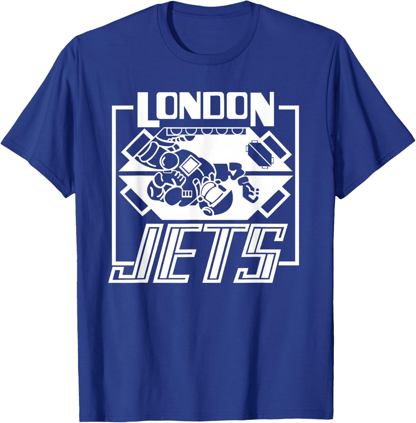 London Jets Zero Gee Football Team T-Shirt - T-Shirt | Royal