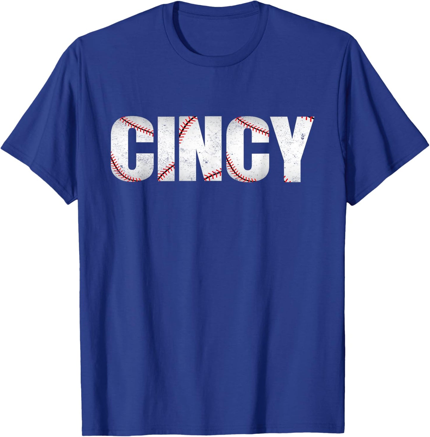 Cincy OH Queens Chip City Vintage Classic Cincinnati T-Shirt - T-Shirt | Royal