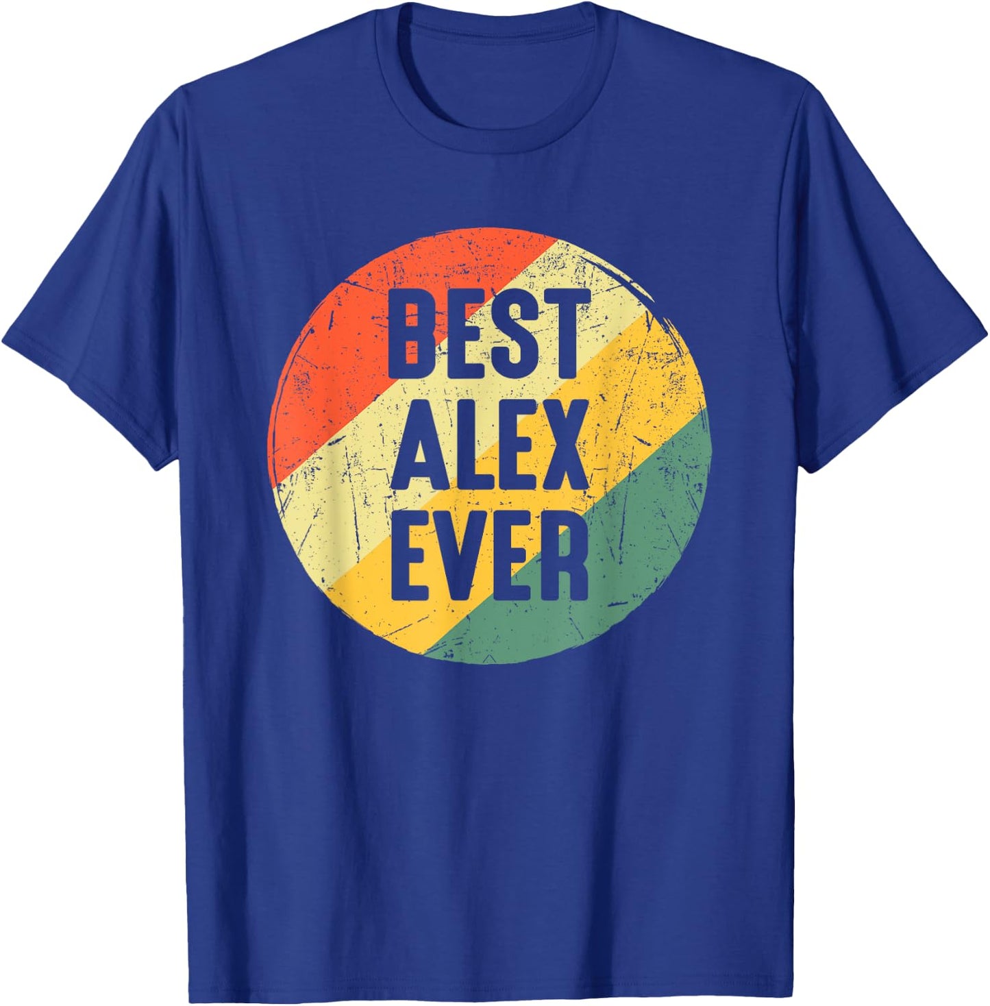 Funny Christmas Birthday Gift Alex - Best Alex Ever T-Shirt - T-Shirt | Royal