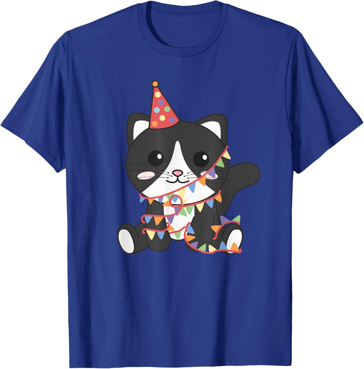 Birthday Cat For Children A Birthday Cat T-Shirt - T-Shirt | Royal