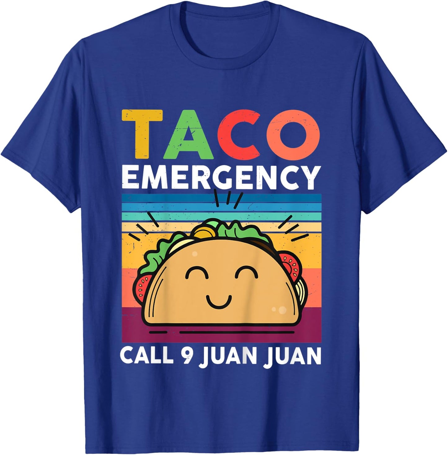 Kids Cinco De Mayo Taco Emergency Call 9 Juan Juan Fiesta Toddler T-Shirt - T-Shirt | Royal