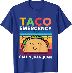 Kids Cinco De Mayo Taco Emergency Call 9 Juan Juan Fiesta Toddler T-Shirt - T-Shirt | Royal