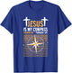 Jesus Is My Compass Guiding Me Through Life, Christian Faith T-Shirt - T-Shirt | Royal