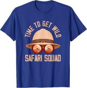Safari Guide Costume Tour Guide Tourist Gift Wild Safari Animals Safari Tour Guide T-Shirt - T-Shirt | Royal