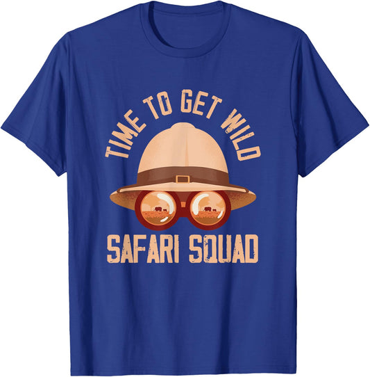 Safari Guide Costume Tour Guide Tourist Gift Wild Safari Animals Safari Tour Guide T-Shirt - T-Shirt | Royal