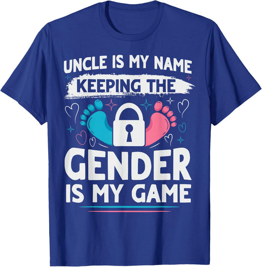 Keeper of the Gender Design for a Keeper of the Gender Uncle T-Shirt - T-Shirt | Royal