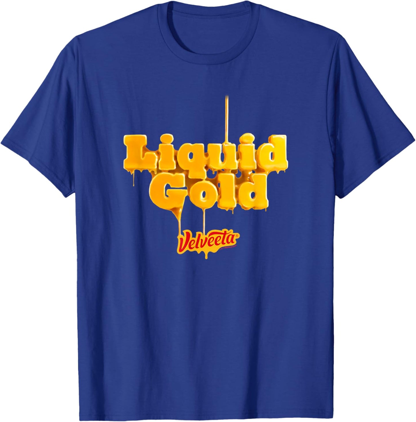Velveeta Melted Chesee Liquid Gold Iconic Logo T-Shirt - T-Shirt | Royal