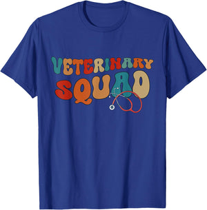 Veterinary Squad Design Veterinary Medicine Assistant T-Shirt - T-Shirt | Royal