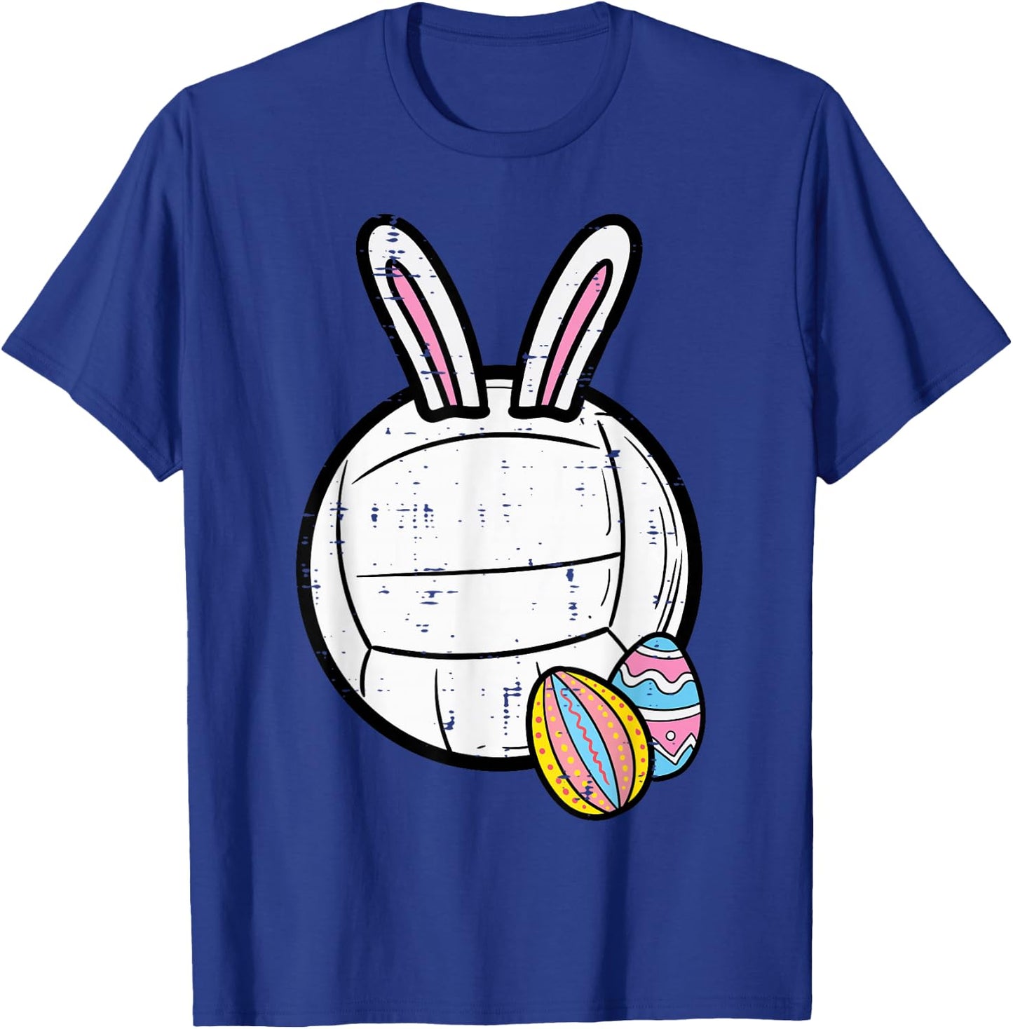 Easter Volleyball Bunny Sports Player Women Girls Teens Men T-Shirt - T-Shirt | Royal