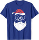 Santa Bike Sunglasses Christmas Pajama Cycling Biker Cyclist T-Shirt - T-Shirt | Royal