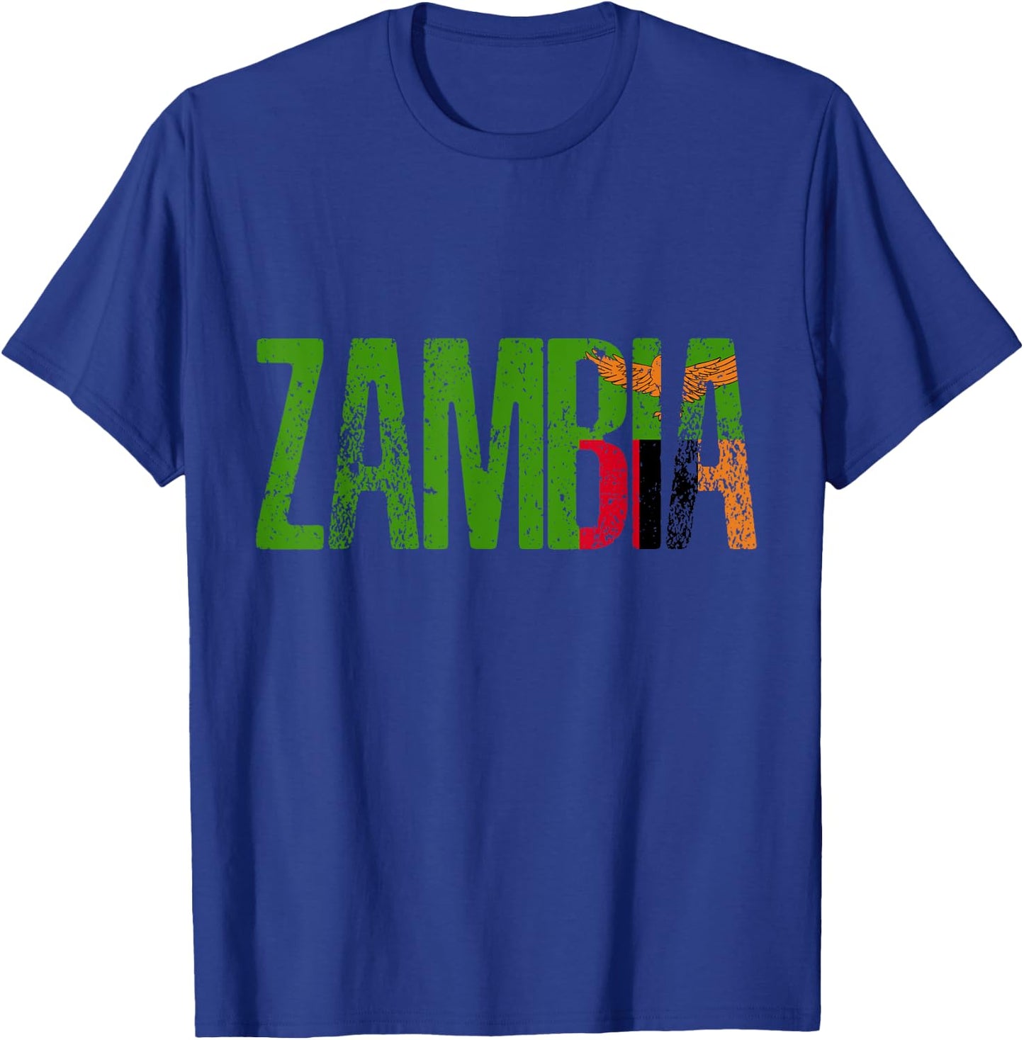 Zambian Country, Zambia Pride, African Heritage T-Shirt - T-Shirt | Royal