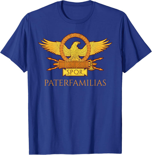 Ancient Roman Father - Paterfamilias - History Of Rome Latin T-Shirt - T-Shirt | Royal